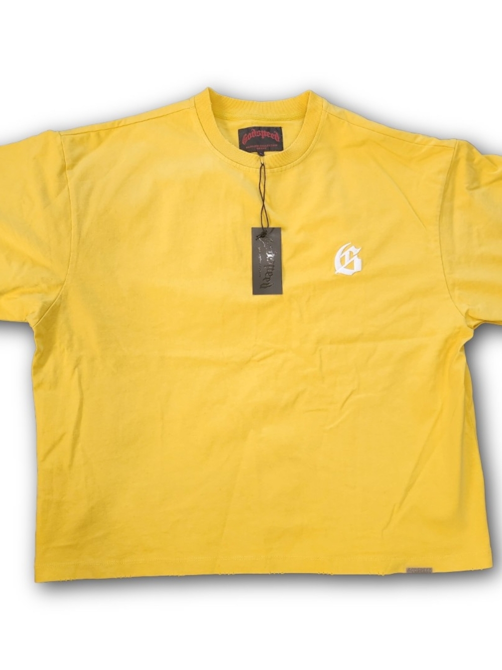 Godspeed Oversized Yellow Tee Size Large